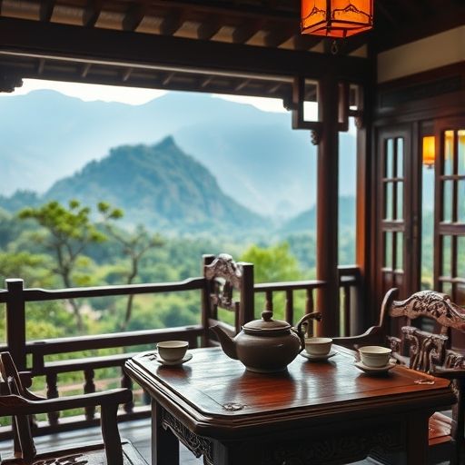 龙岗传统茶肆场景