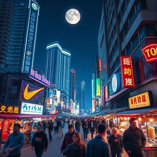 广州白云区夜景