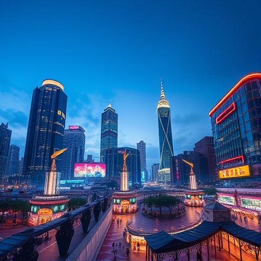 广州夜景天河区