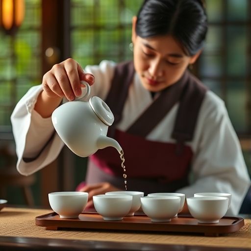 茶艺师冲泡