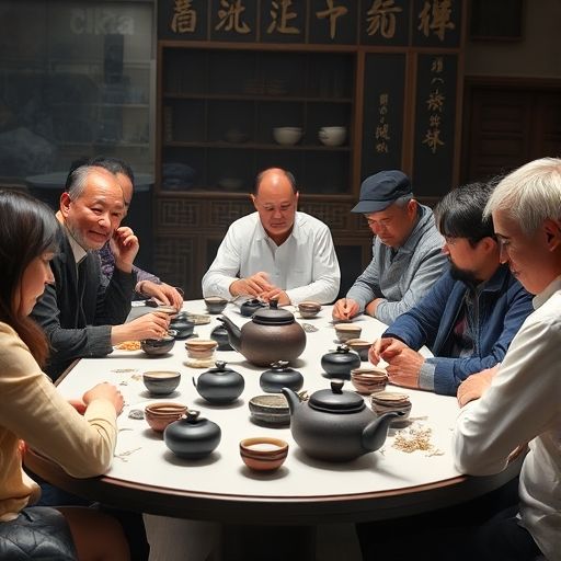 广州茶友品茶活动