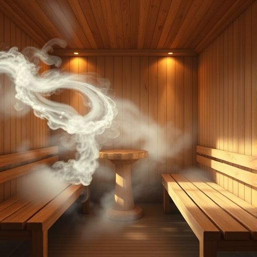 桑拿房内部