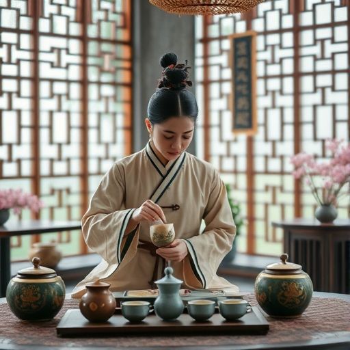 茶艺师表演