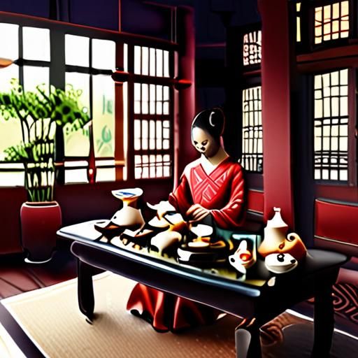茶艺师冲泡