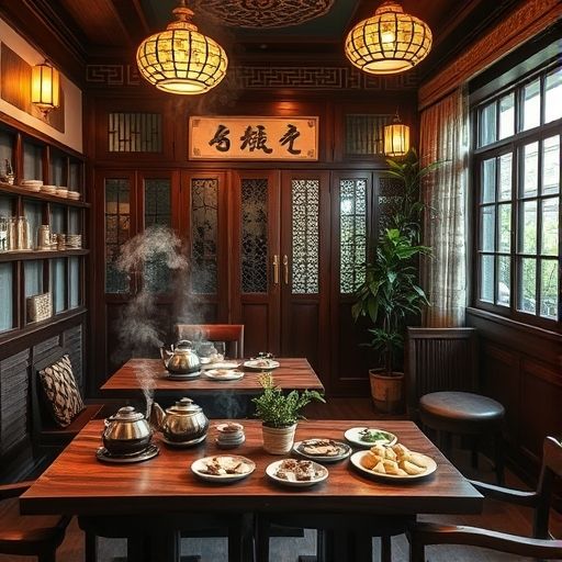 广州老城区传统茶肆