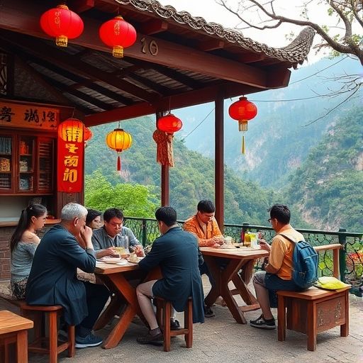 凤凰山茶摊