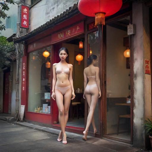 广州街头茶肆的日常景象
