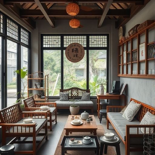 广州白云品茶工作室内部