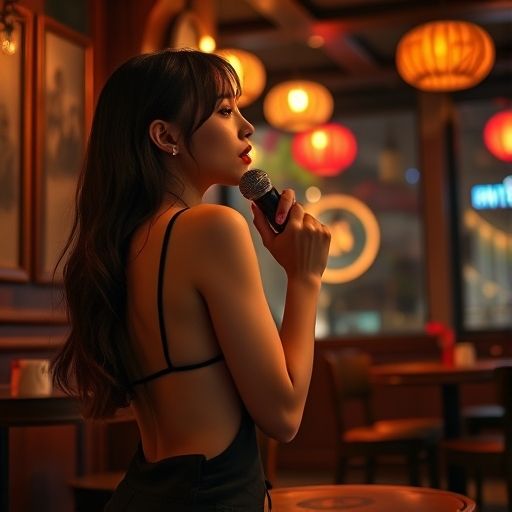 深夜咖啡馆驻唱温馨氛围