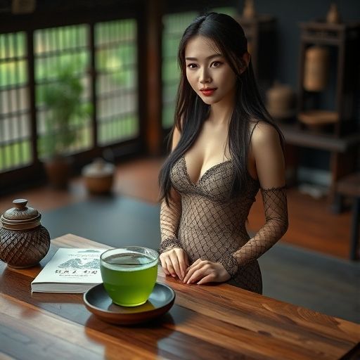 品茶静物场景