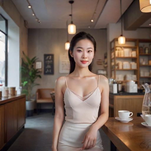潮流茶饮店的时尚氛围