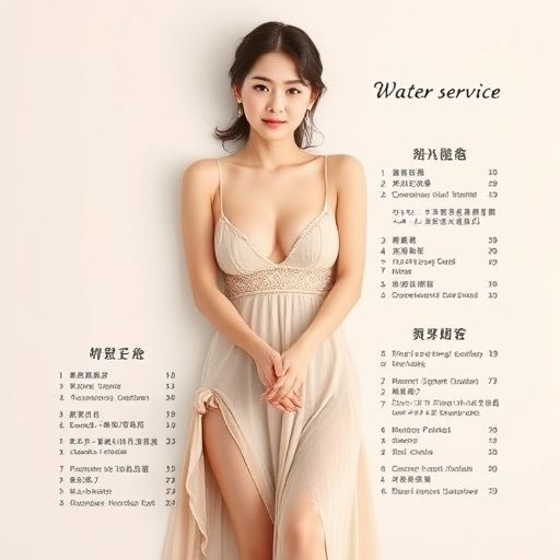 展示水会服务清单的清晰列表