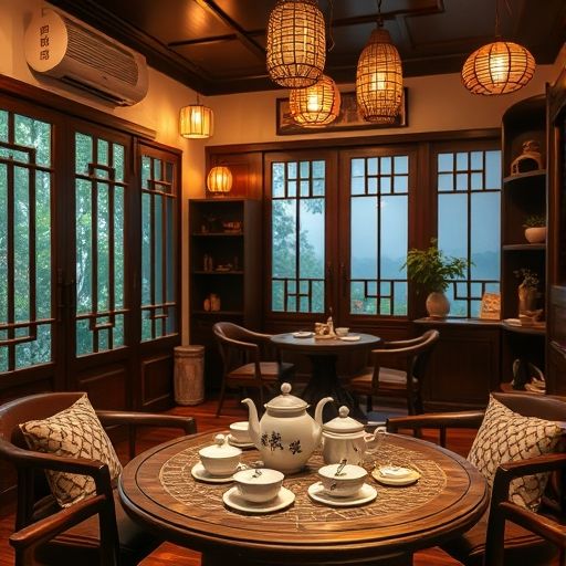 罗湖茶肆内部