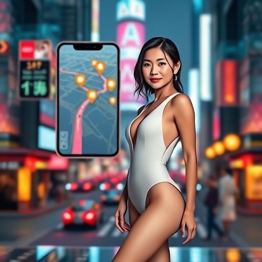 在手机地图上寻找闵行隐藏地点