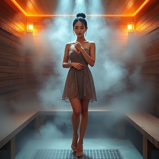 桑拿房内部