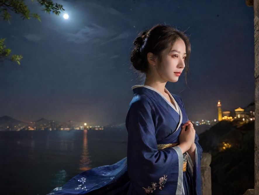 深圳浦友茶馆夜景外观