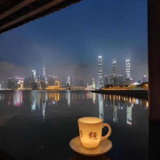 上海品茶qm会所夜景氛围