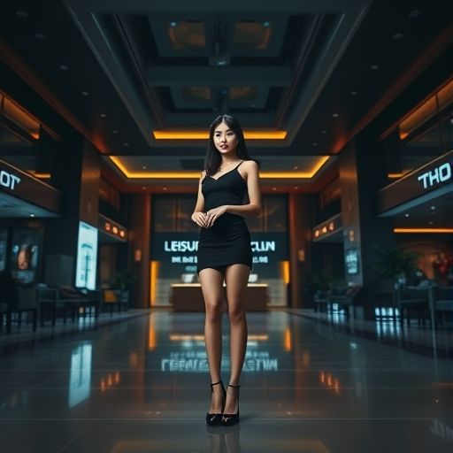 深圳某休闲会所的宽敞舒适大堂