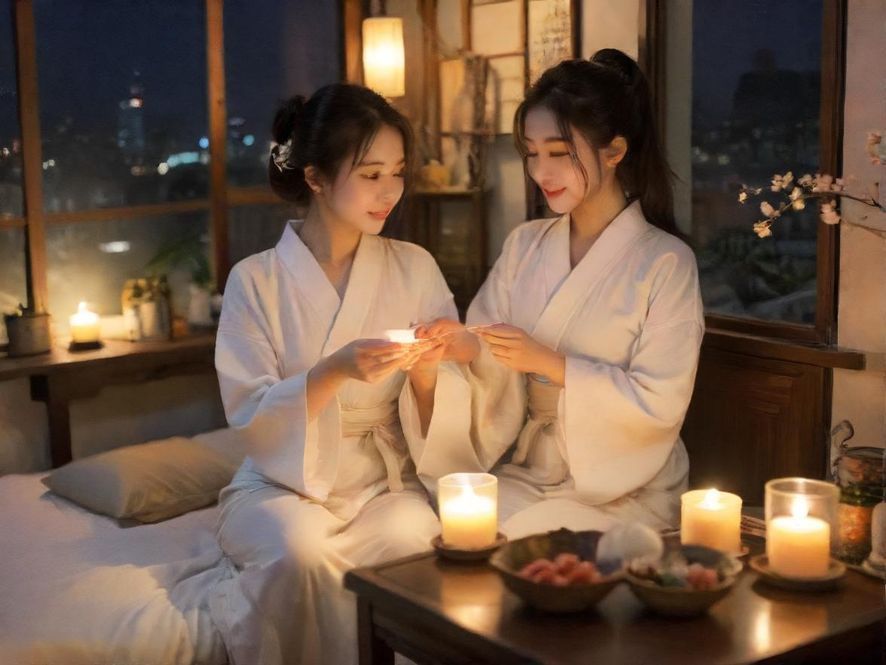 隐秘夜场会所休息室氛围