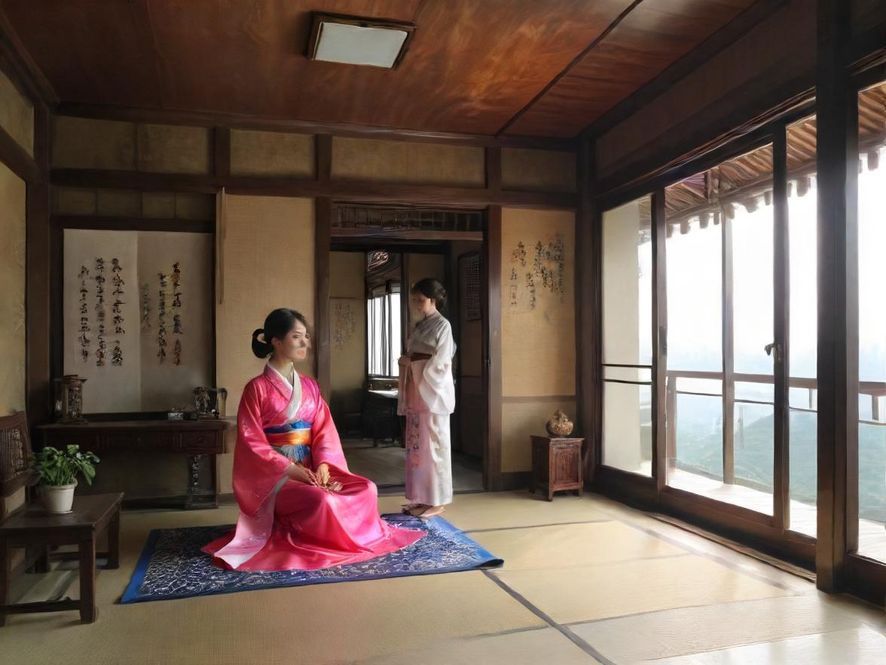 深圳高端私人工作室内部豪华内景，采用写实照片风格，背景是现代私宅的私密空间。