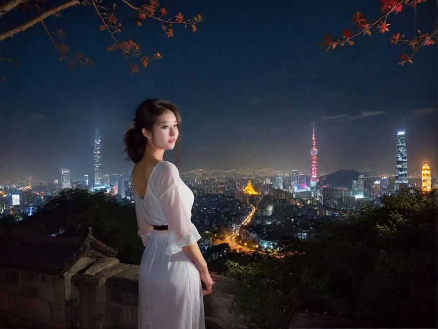 广东夜场会所夜景灯光效果实拍