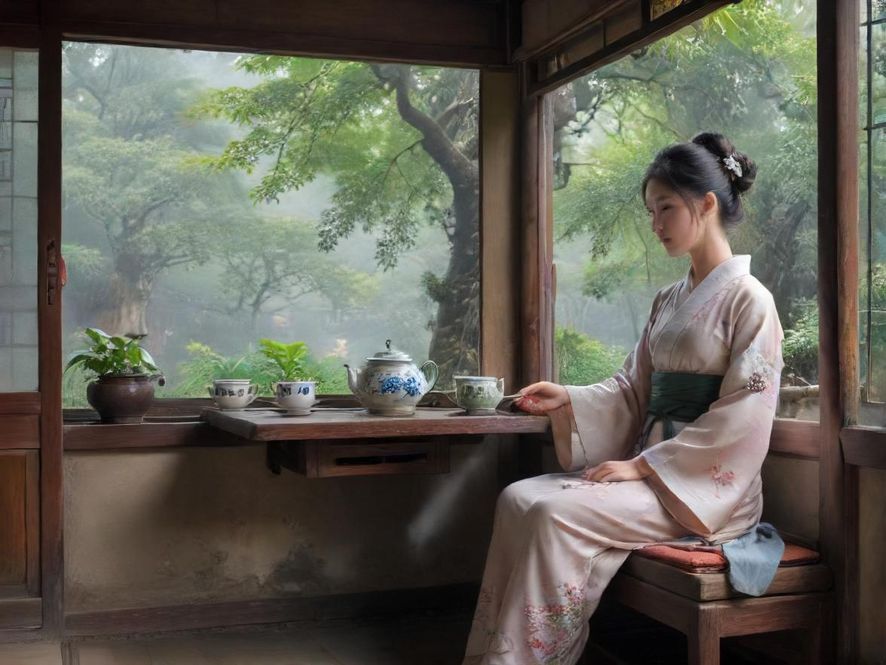 广州隐藏茶社实景图