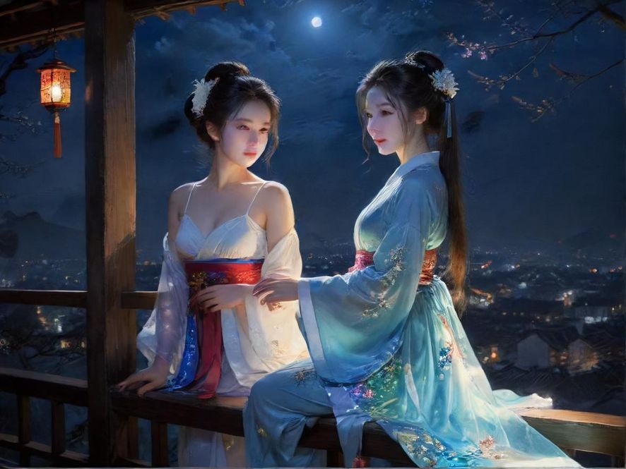 广州夜生活街景