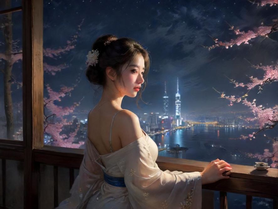 夜色下的奢华会所入口，宏伟的建筑在霓虹灯光下显得格外气派，预示着一场非凡的体验即将开启。