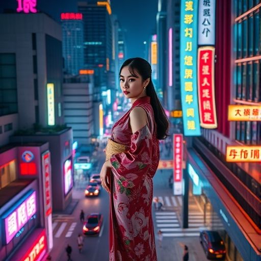 广州夜场会所夜景俯瞰图