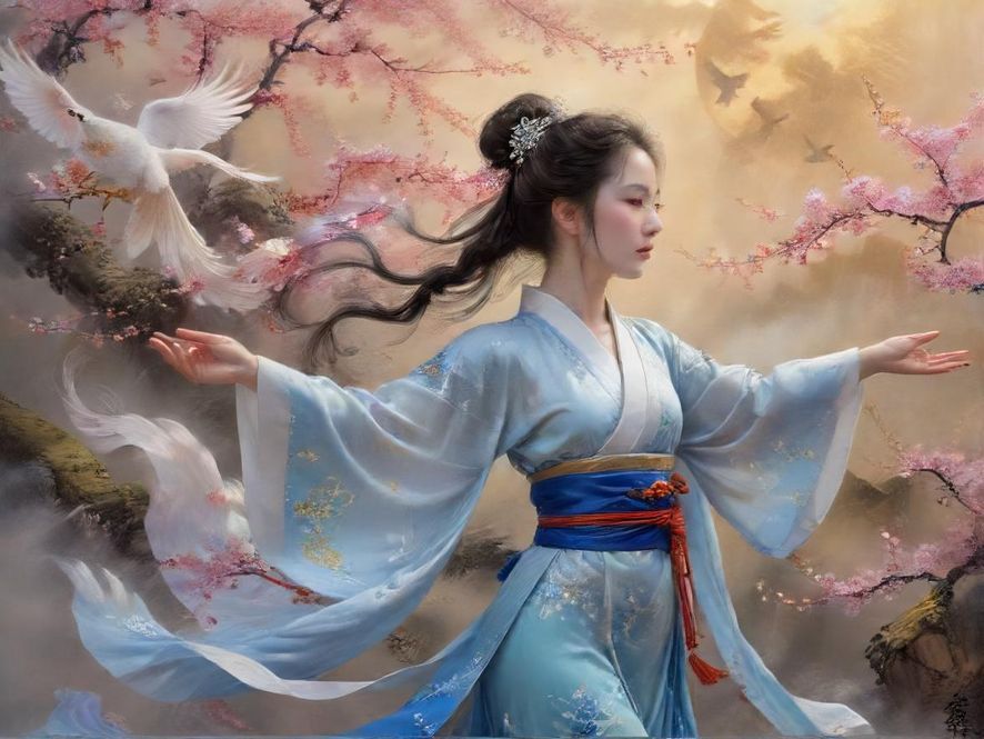 莞城别墅露台上的静谧休闲空间，暖色调光影，充满艺术感，营造放松氛围。