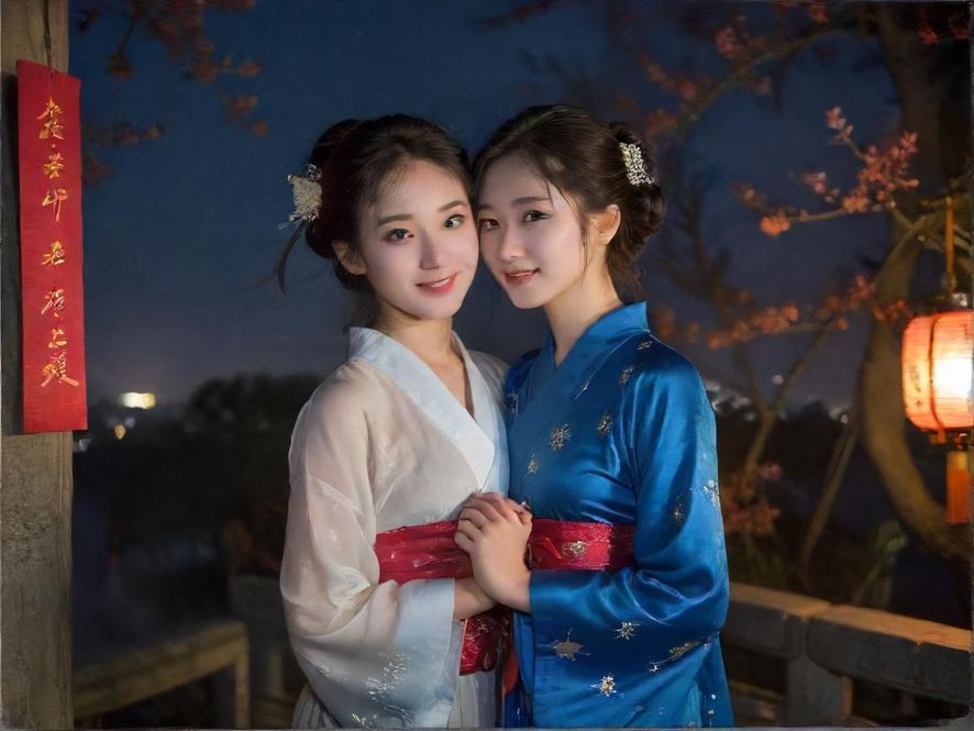 广州夜色街景
