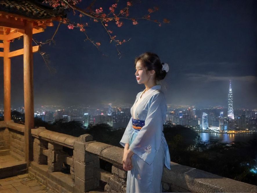 广州夜场桑拿会所都市夜景