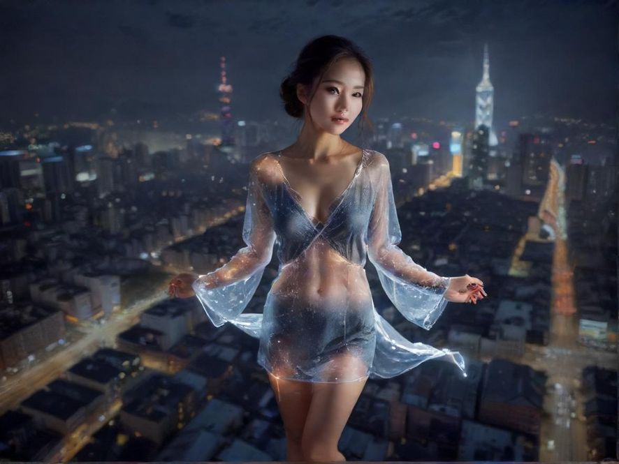 绚丽的都市夜景