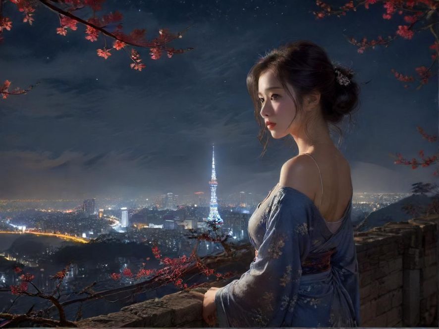 广佛夜场会所夜晚外景氛围图
