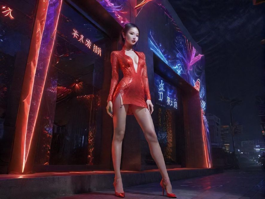 番禺凯莎夜场会所夜景外观