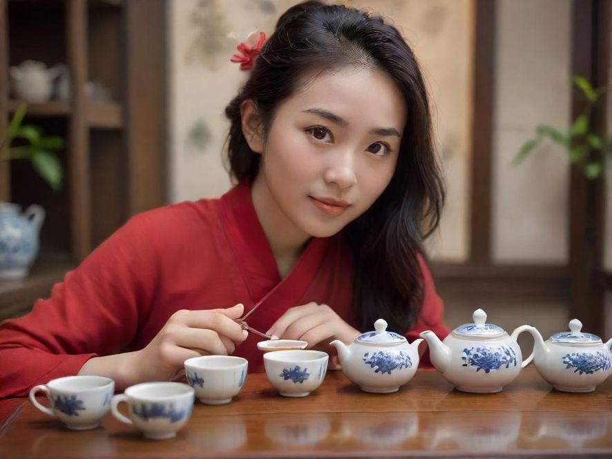 江浙沪品茶工作室茶具近景展示