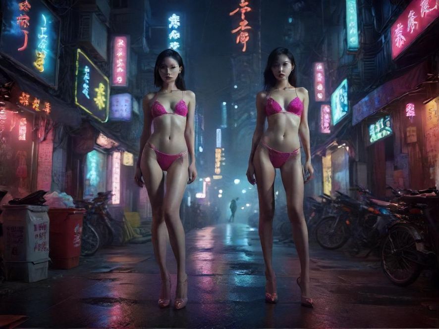 广州夜色街景
