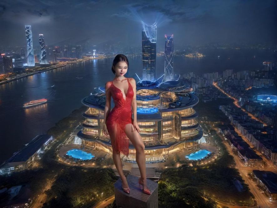深圳南山高端会所夜景