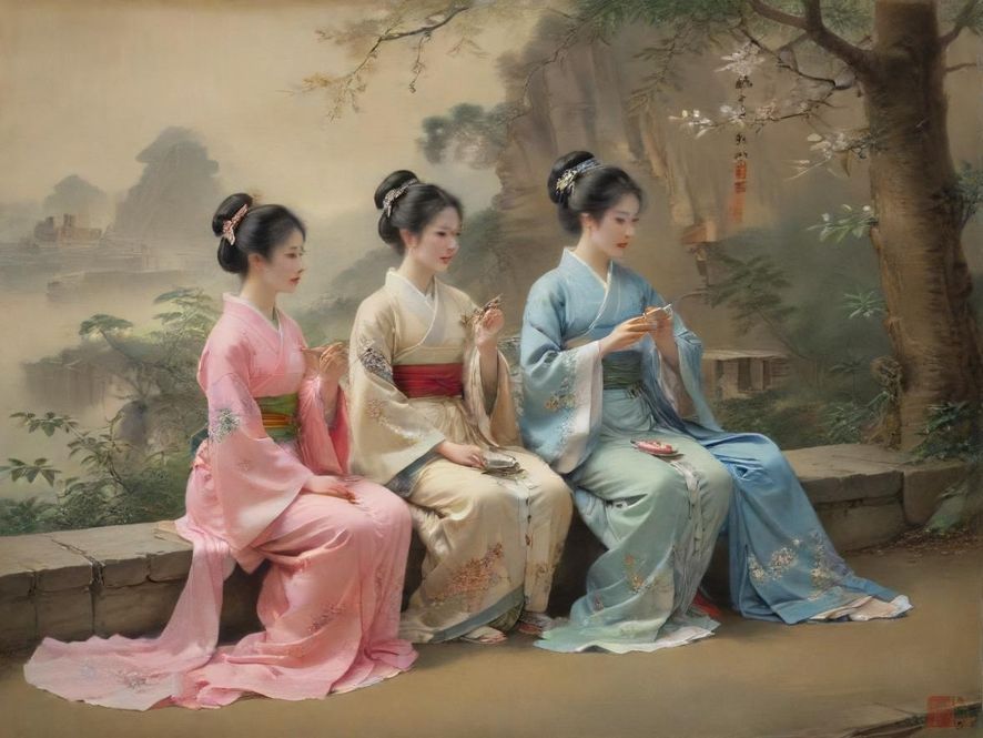 广州天河喝茶会所茶艺表演场景