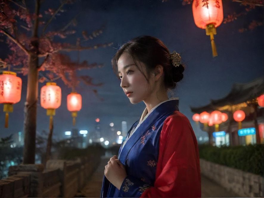 深圳夜色街景