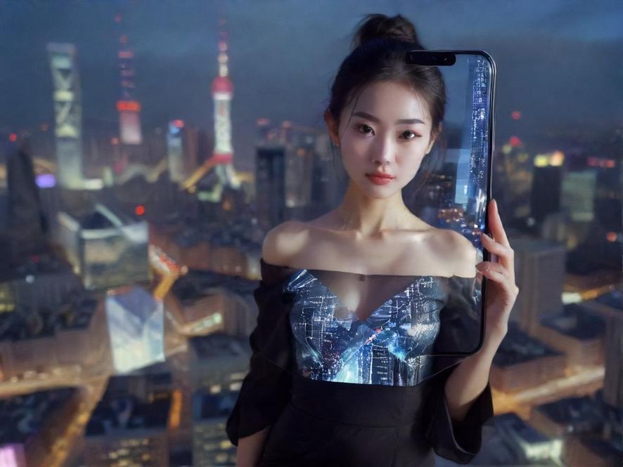 通过手机查找信息的示意图