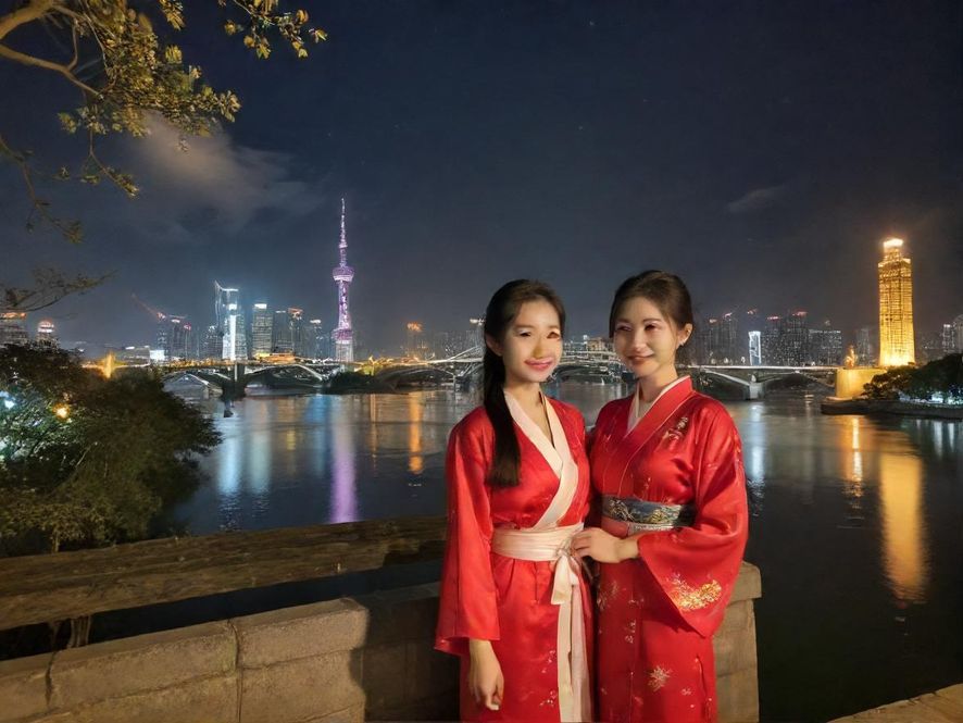 璀璨的城市夜景