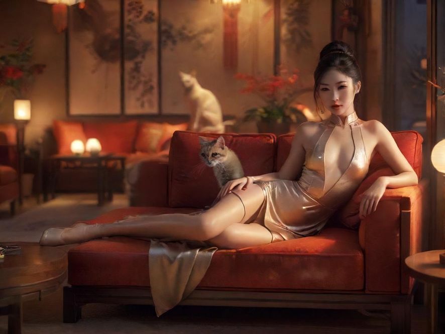 佛山某休闲会所舒适的大厅