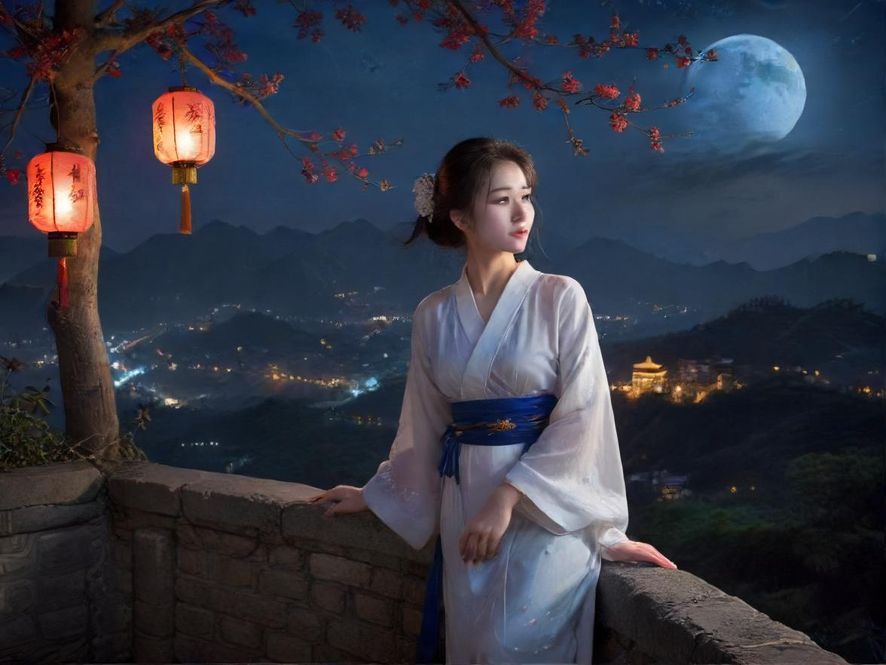 手机屏幕上的微信聊天界面，背景模糊，暗示私密交流和夜生活
