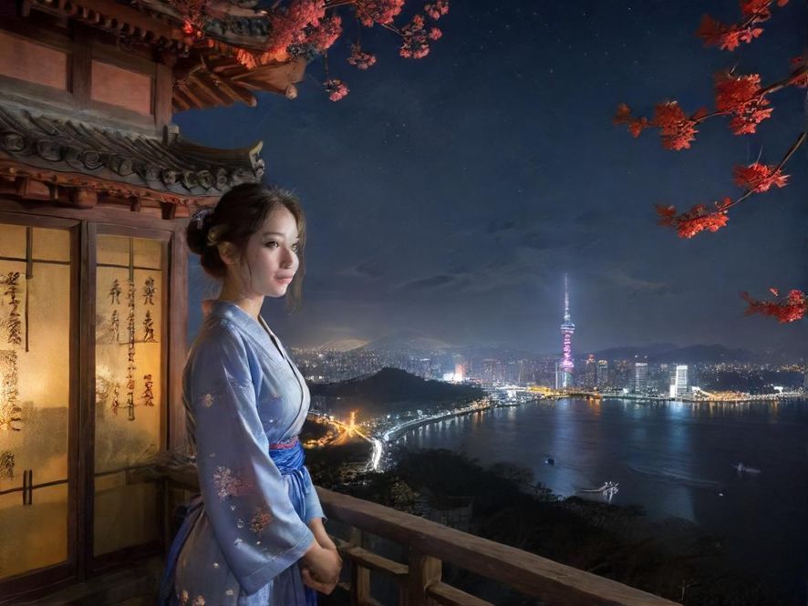 广州夜场桑拿会所外观夜景