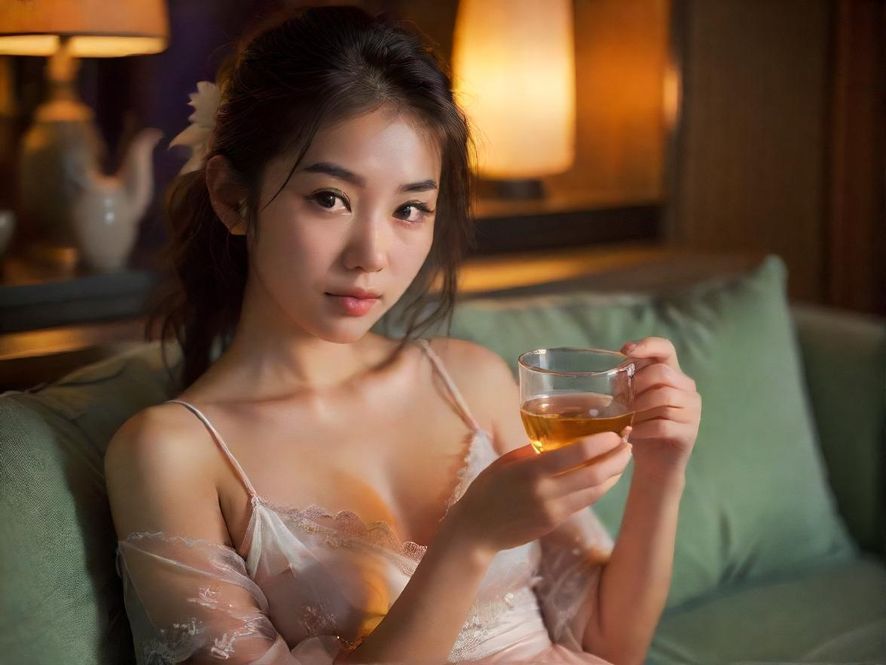 深圳蒲典休闲会所内，一杯香茗带来的宁静时刻