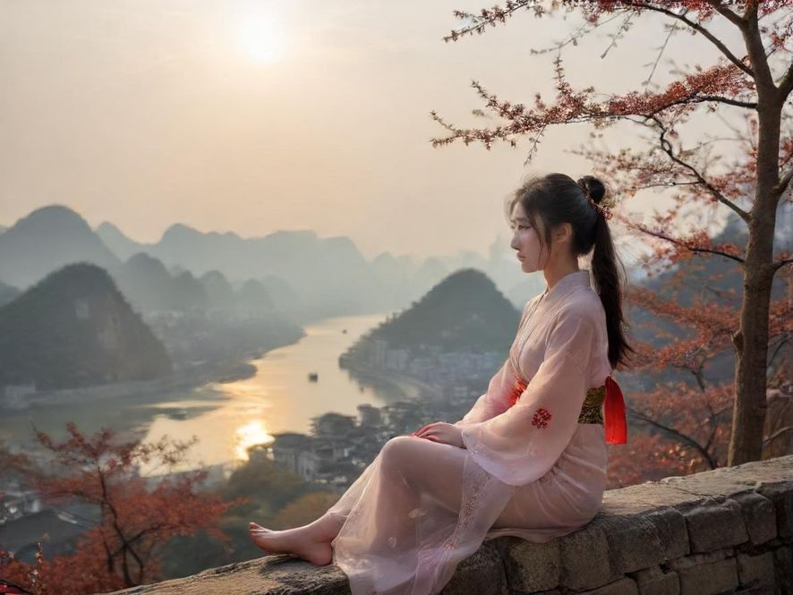 广州老城区夜色下的神秘小巷