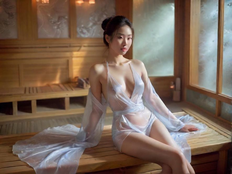 舒适的桑拿会所休息区
