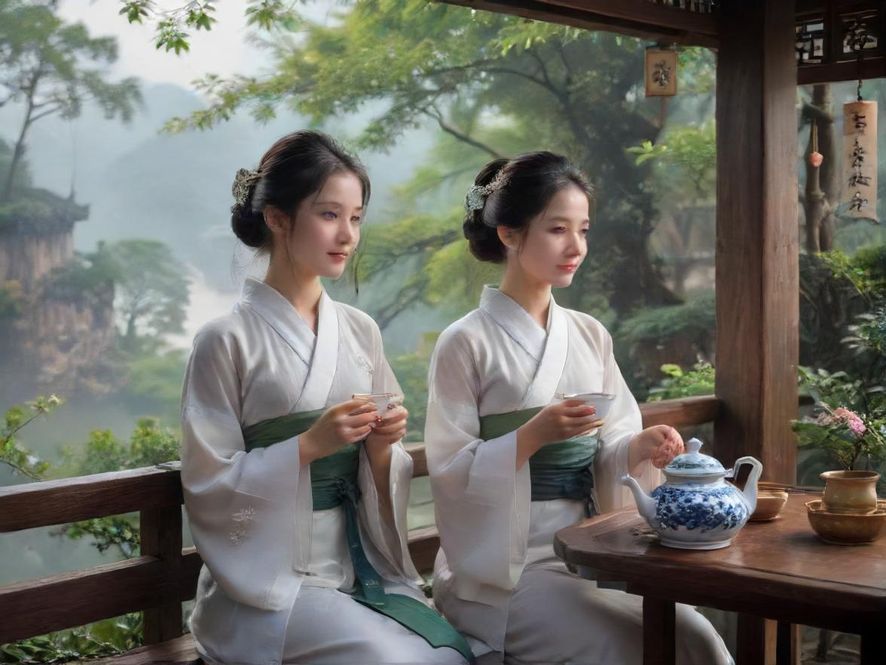 广州隐藏茶社的雅致环境