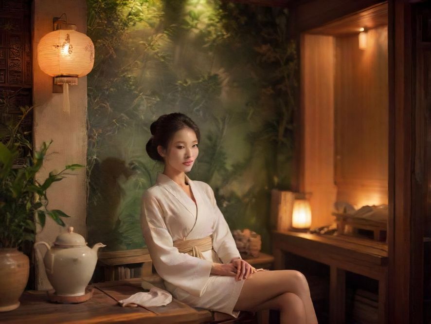 广州隐藏茶社桑拿休息区实景